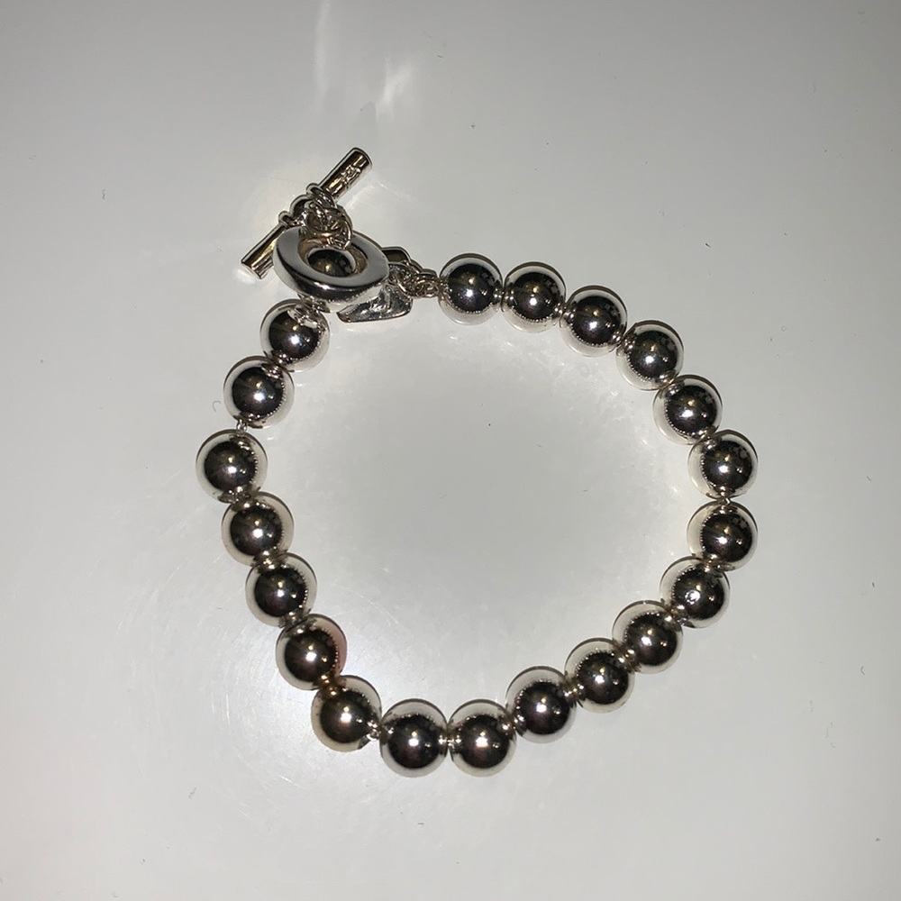 Ralph Lauren Silver Bead Bracelet
